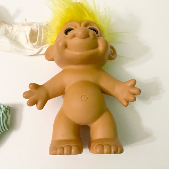 Vintage Russ Trolls Golf Pro Troll dressed with Golf Club Outfit Visor - Picture 15 of 16